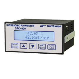 パネルマウント形 超音波流量計 変換器 SFC4000