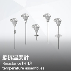 抵抗温度計 Resistance (RTD) temperature assemblies