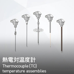 熱電対温度計 Thermocouple (TC) temperature assemblies